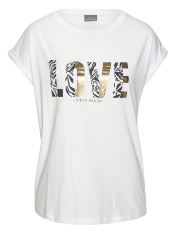 Venice Beach Kurzarmshirt in weiß