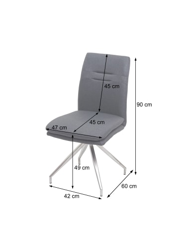MCW Esszimmerstuhl H70, Dunkelgrau