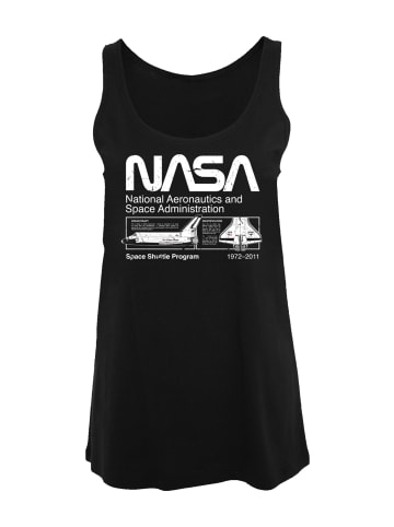 F4NT4STIC Damen Tanktop Classic Space Shuttle in schwarz