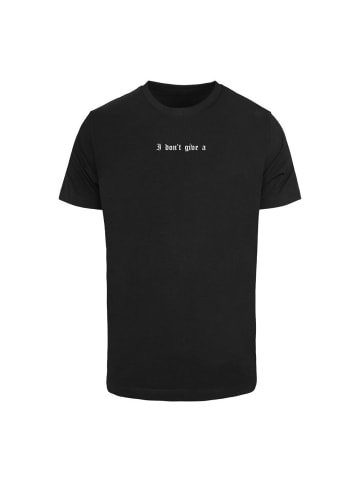 Mister Tee T-Shirt "I Don'T Give A Tee" in Schwarz