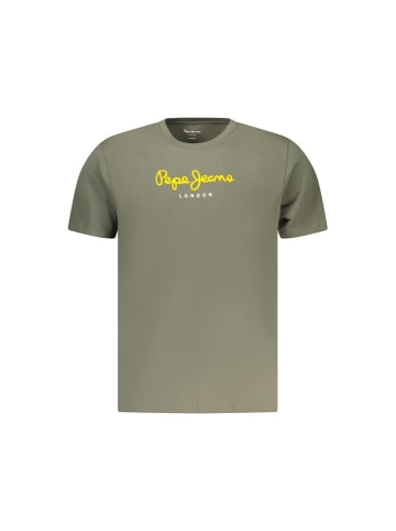 Pepe Jeans Grünes Baumwoll-T-Shirt