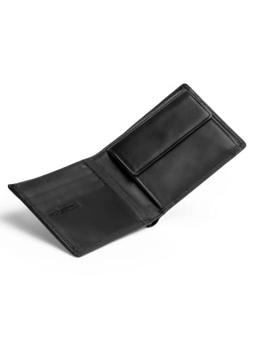Farmhood Memphis Geldbörse RFID Schutz Leder 12.5 cm in black