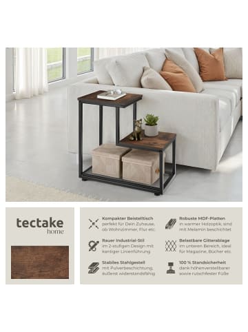 tectake Couchtisch Halifax 60,5x35,5x60,5cm