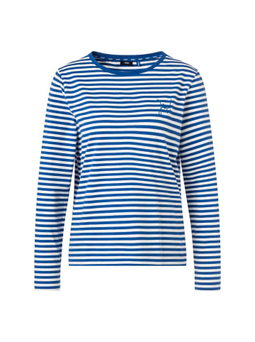 JOOP! Longsleeve in Blau/Weiß