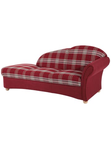 others RECAMIERE Armlehne rechts Kama Bezug Flachgewebe Buche natur / rot