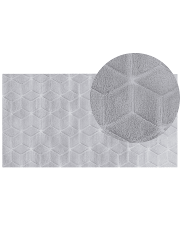 Beliani Shaggy THATTA in Grau - (W) 80 x (L) 150 cm