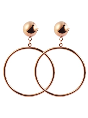 Adeliás Damen Ohrringe – Ohrhänger aus Edelstahl in gold