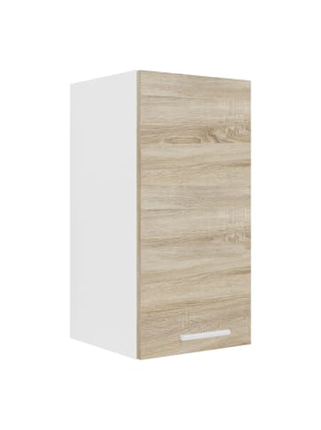 VCM Küchenschrank B. 30 cm Hängeschrank Küche Esilo in Weiß / Sonoma-Eiche