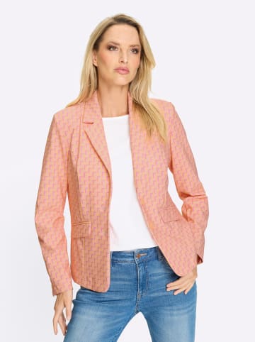Heine Jerseyblazer in apricot-rosé-bedruckt
