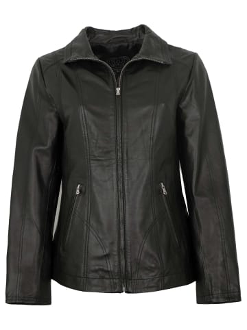 MADDOX Lederjacke Lammnappa in Schwarz