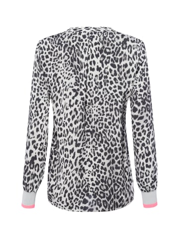 EMILY VAN DEN BERGH Tunikabluse in schwarz hellgrau - 0002