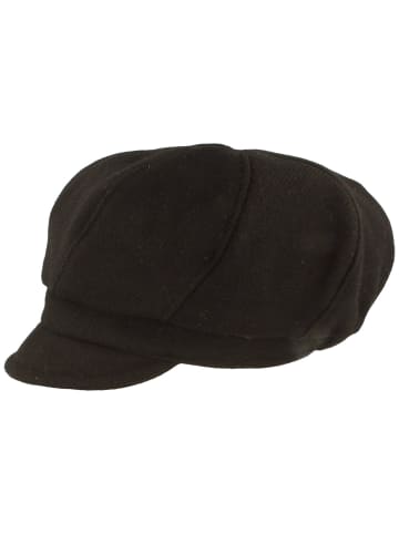 BREITER Ballonmütze in schwarz