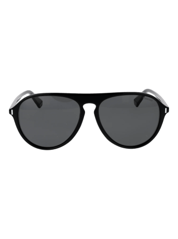 Polaroid Männer Sonnenbrille Flieger Schwarz