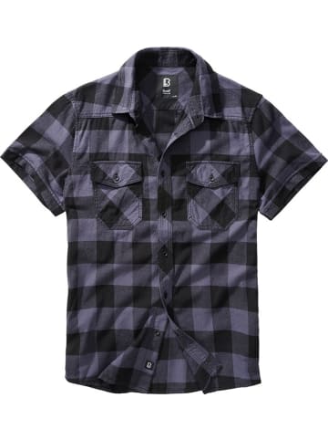 Hemd "Check Shirt Short Sleeve" in Schwarz