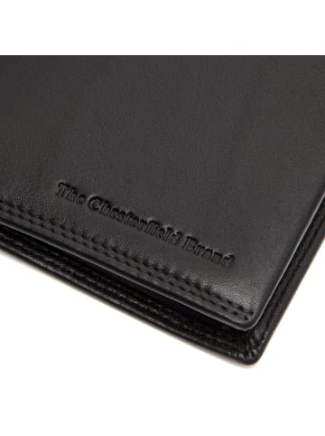 The Chesterfield Brand Hanson Geldbörse RFID Schutz Leder 9.5 cm in black