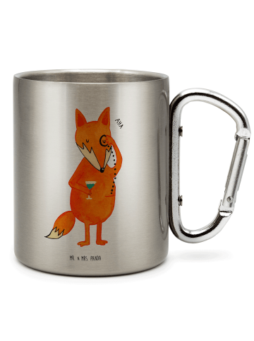 Mr. & Mrs. Panda Tasse Fuchs Lord ohne Spruch in Silber