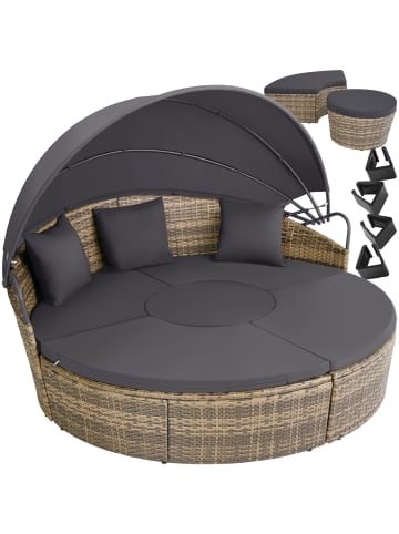 tectake Rattan Sonneninsel Santorin - UV-beständig und widerstandsfähig