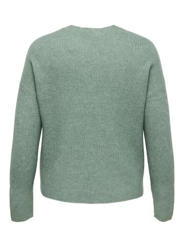 ONLY Carmakoma Strickpullover in Laurel Wreath