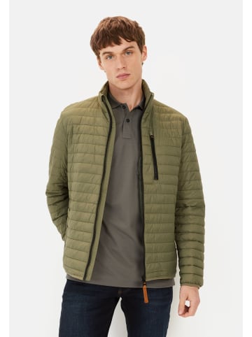 Camel Active Steppblouson mit Stehkragen in Dunkelgrün