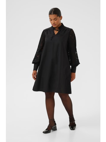 KAFFE curve Kleid KCmynthia A-shape in Black Deep