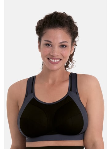 Anita Sport-BH extreme control plus in Schwarz / Anthrazit