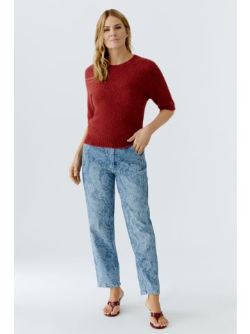 Oui Jeans Tapered in bright blue denim