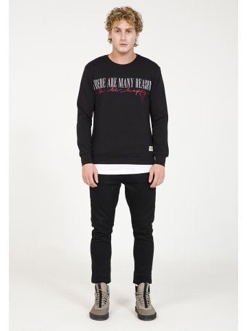 PLUS EIGHTEEN Herren Sweater in Schwarz
