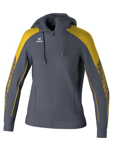 erima Trainingsjacke Mit Kapuze in slate grey/gelb