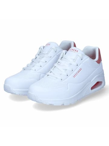 Skechers Low Sneaker UNO POP BACK in Weiß