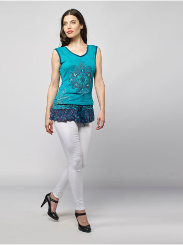 KOROSHI VISKOSE OBERE ARMBÄNDER in turkis