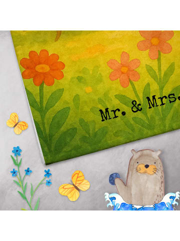 Mr. & Mrs. Panda Handtuch Spinne Agathe Motivation Design mit Sp... in Weiß