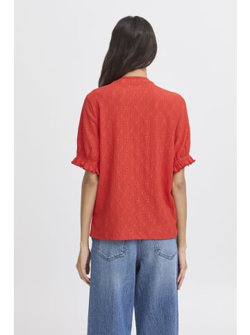 b. young T-shirt BYSILVA Regular fit in Flame Scarlet