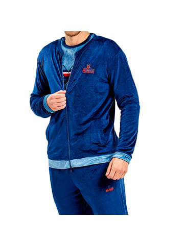 Munich Pyjama-Jacke  in Blue