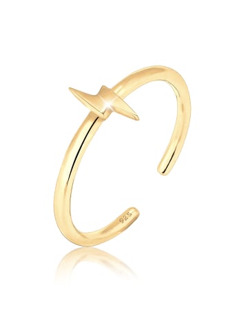 Elli Ring 925 Sterling Silber Blitz in Gold