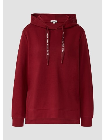 s.Oliver Sweatshirt in 3874_rubinrot