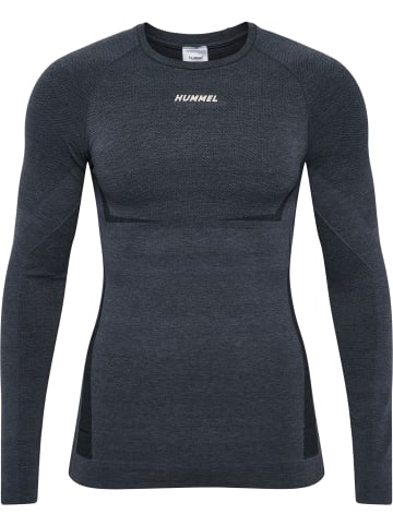 Hummel Hummel T-Shirt Raglanärmel Hmlte Mike Herren in BLACK/ASPHALT MELANGE