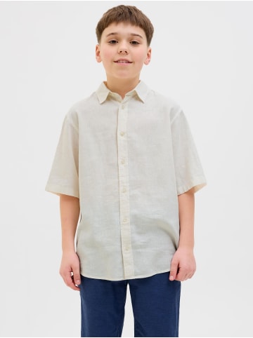 JACK & JONES Junior Hemd in Antique White