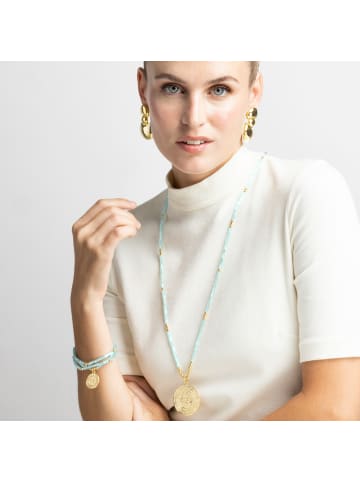 Luxenter Halskette Thyu mit 18 Karat Gold-THYU