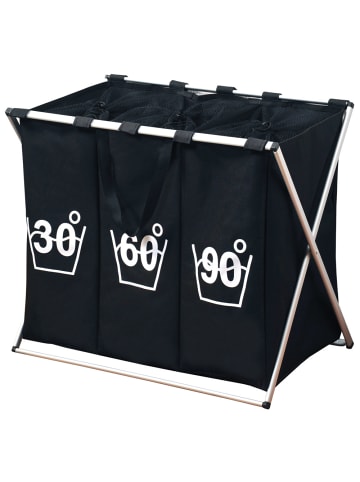 Kesper Wäschesammler in schwarz
