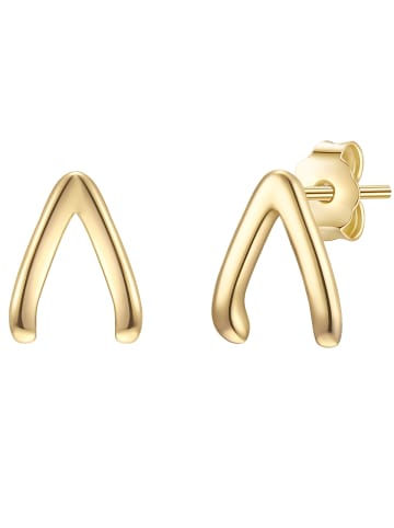 Glanzstücke München Ohrstecker Sterling Silber in gelbgold