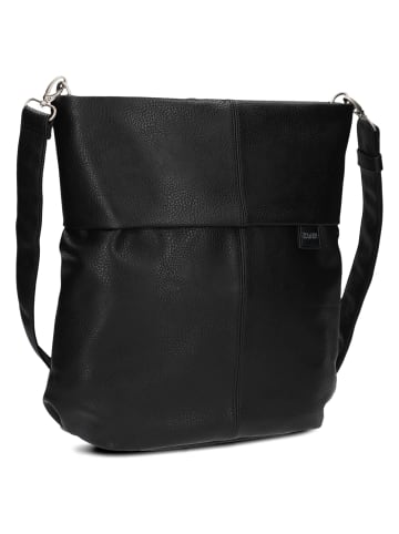 Zwei Mademoiselle M140 - Schultertasche 35 cm (nubuk-cappuccino) in schwarz