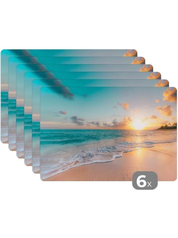 MuchoWow Platzset - Tischset (6-teilig)  Grün