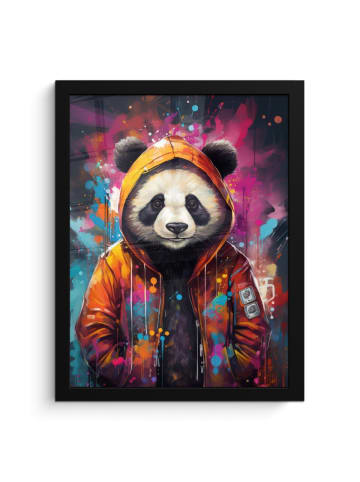 MuchoWow Poster mit Leiste Panda  (BxH)
