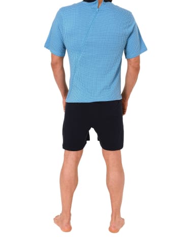 NORMANN Pflegeoverall kurzarm Reissverschluss Rücken - 17820 in hellblau