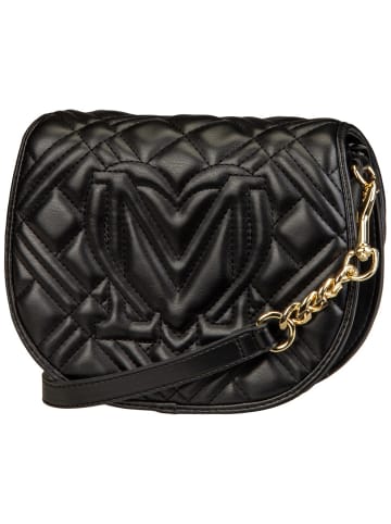 Love Moschino Bodybag Quilted Bag in Black/Gold