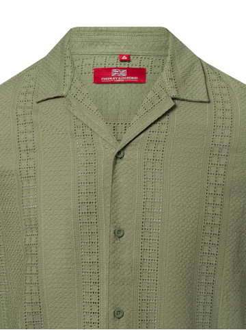 Finshley & Harding London Hemd Bailey in oliv