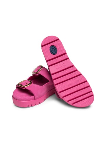 VITAFORM Veloursleder Pantoletten in pink