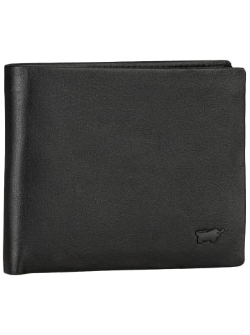 Braun Büffel Geldbörse Hannes Coin Wallet 4+4Cs in Schwarz