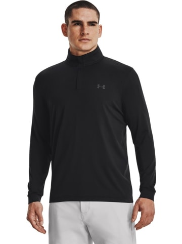 Under Armour Longsleeve "UA Playoff mit ¼-Zip" in Schwarz