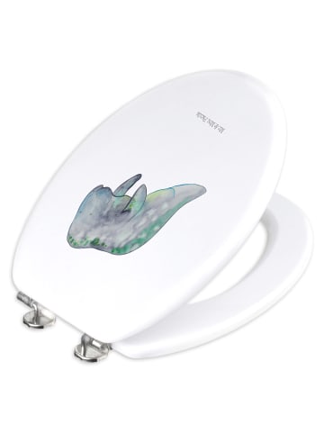 Mr. & Mrs. Panda Toilettenbrille Seekuh Chillen ohne Spruch in Weiß